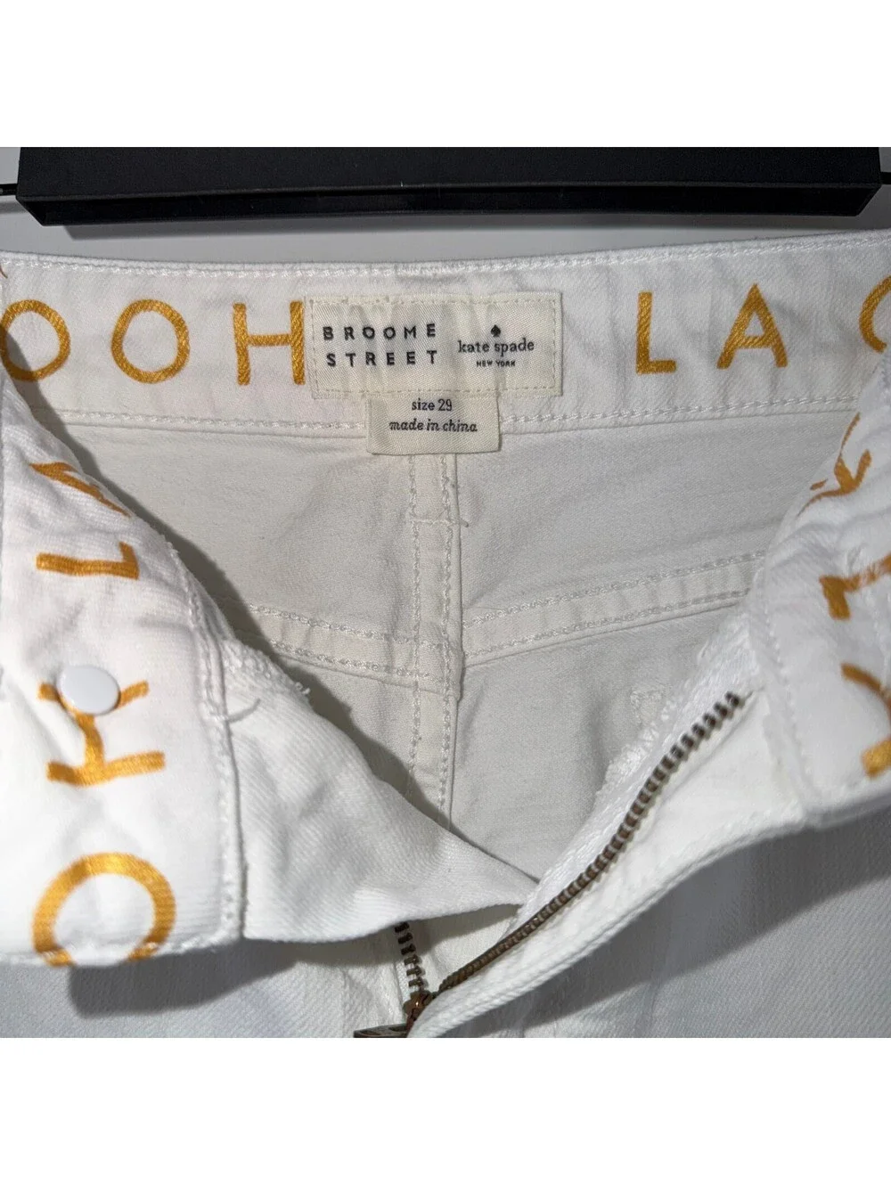 Kate Spade Brooke Street White Capri Jeans - 29